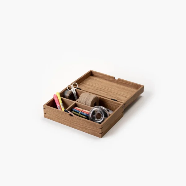 Oak practical storage box - Image 3